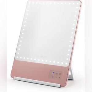 Riki Loves Riki 10X Skinny Lighted Mirror. Rose Gold. Used 5x.